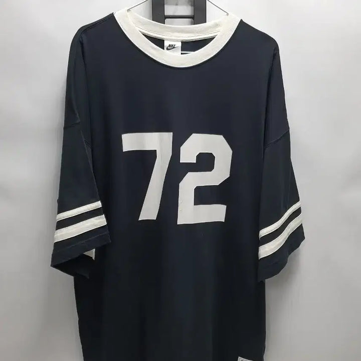 [BUNJANG] Nike Oversized Rugby T-Shirt Black L / 나이키 반팔 오버사이즈 럭비티 블랙 L