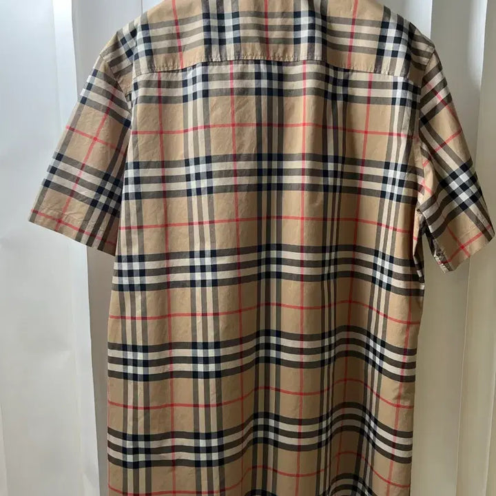 [BUNJANG] Burberry Classic Check Short Sleeve Shirt / 버버리 클래식 체크 반팔 셔츠