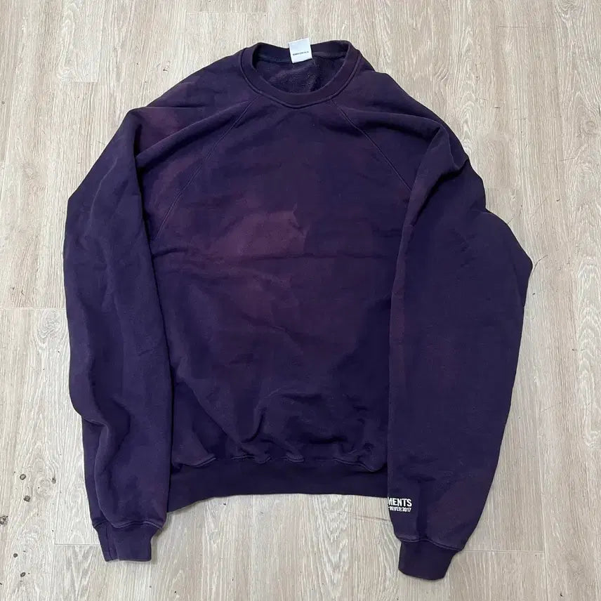 [BUNJANG] VETEMENTS 2017 FW Unskinny Sweatshirt / 베트멍 2017 FW Unskinny 스웻 맨투맨 L/100