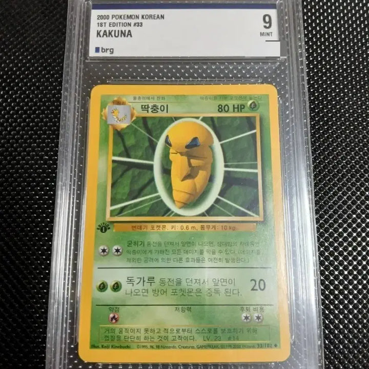 [BUNJANG] Pokemon 1st Edition Caterpie / (brg 9) 포켓몬 초판 1st Edition 딱충이