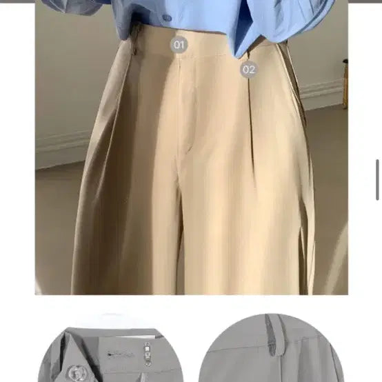 [BUNJANG] Beydeli Pintuck Wide Slacks / 베이델리 핀턱 와이드 슬랙스