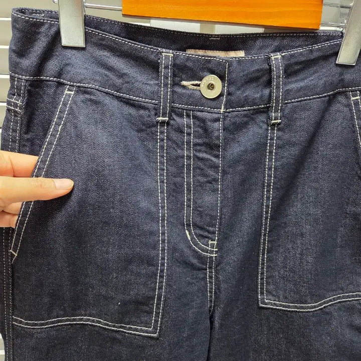 [BUNJANG] CC Collect Wide Leg Denim Pants / 씨씨콜렉트 여름?와이드 데님바지