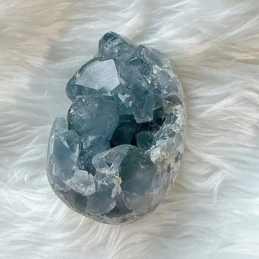 [BUNJANG] High Quality Celestite Natural Raw Stone / 고퀄 셀레스타이트 천연원석 천청석