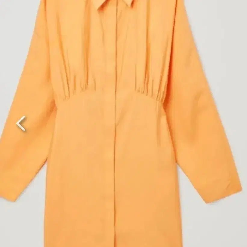 [BUNJANG] COS Modal Blend Orange Shirt Dress / COS 코스 오렌지 셔츠 원피스