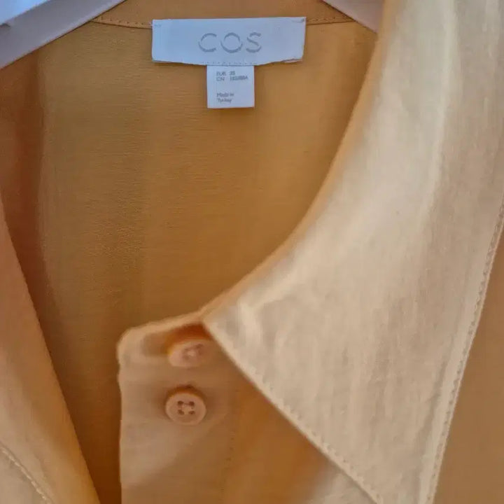 [BUNJANG] COS Modal Blend Orange Shirt Dress / COS 코스 오렌지 셔츠 원피스