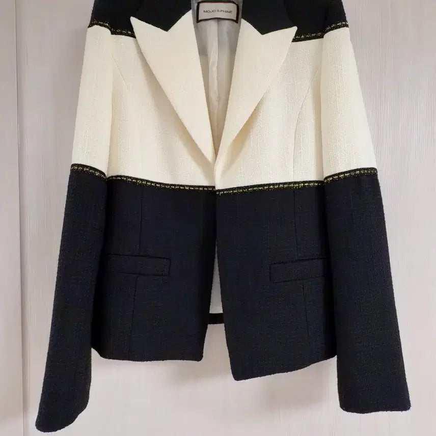 [BUNJANG] MOJO.S.FINE Two-Tone Lapel Jacket / 모조에스핀 테일러드카라 투톤 자켓