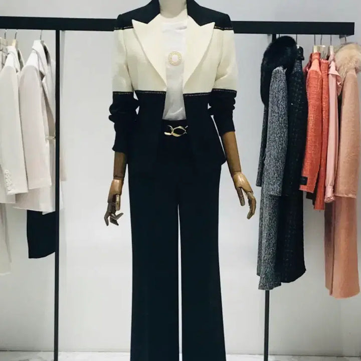 [BUNJANG] MOJO.S.FINE Two-Tone Lapel Jacket / 모조에스핀 테일러드카라 투톤 자켓