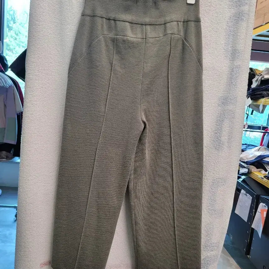 [BUNJANG] DEWL Knit Wide Pants (Size 55/25) / DEWL 니트 와이드 팬츠 여성 55 , 25  새 상품급