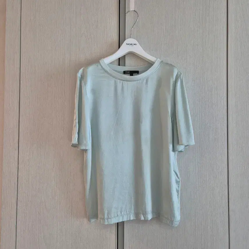 [BUNJANG] Maje Silk Blend Short Sleeve T-Shirt / 마쥬