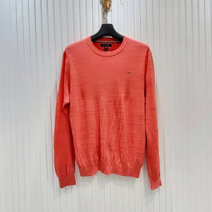 [BUNJANG] Tommy Hilfiger Linen Blend Knit T-Shirt (XL) / TOMMY HILFIGER 린넨혼방 니트티 (XL)