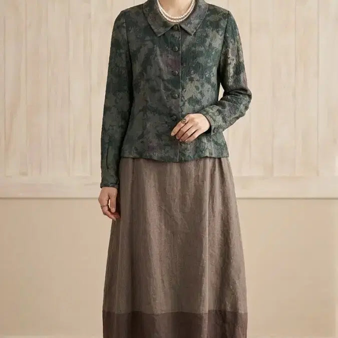 [BUNJANG] Yoon Jambi Natural Dyed Rayon Jacket / * 윤 잠비 천연염색 인견 자켓       ( 새 상 품)