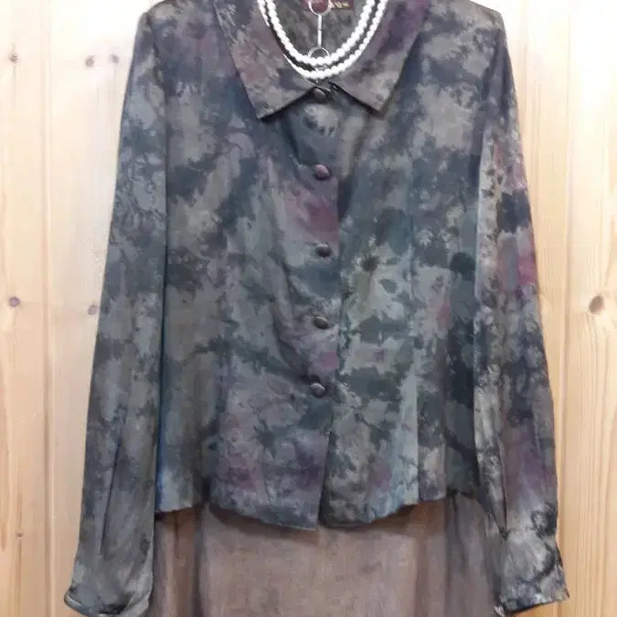 [BUNJANG] Yoon Jambi Natural Dyed Rayon Jacket / * 윤 잠비 천연염색 인견 자켓       ( 새 상 품)