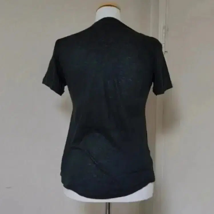 [BUNJANG] Balmain 100% Linen Half-Sleeve T-Shirt / 미사용 새상품급/발망[정품]반팔티/마100%