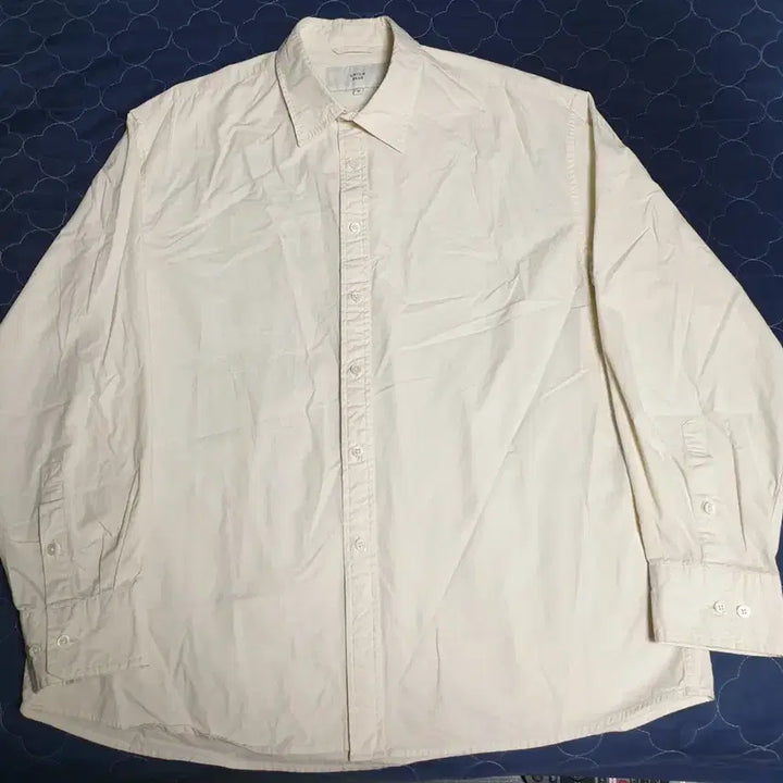 [BUNJANG] UNIONBLUE Laundry Paper Long Sleeve Shirt Lemon M / 유니온블루 런드리 페이퍼 긴팔셔츠 레몬 (M)