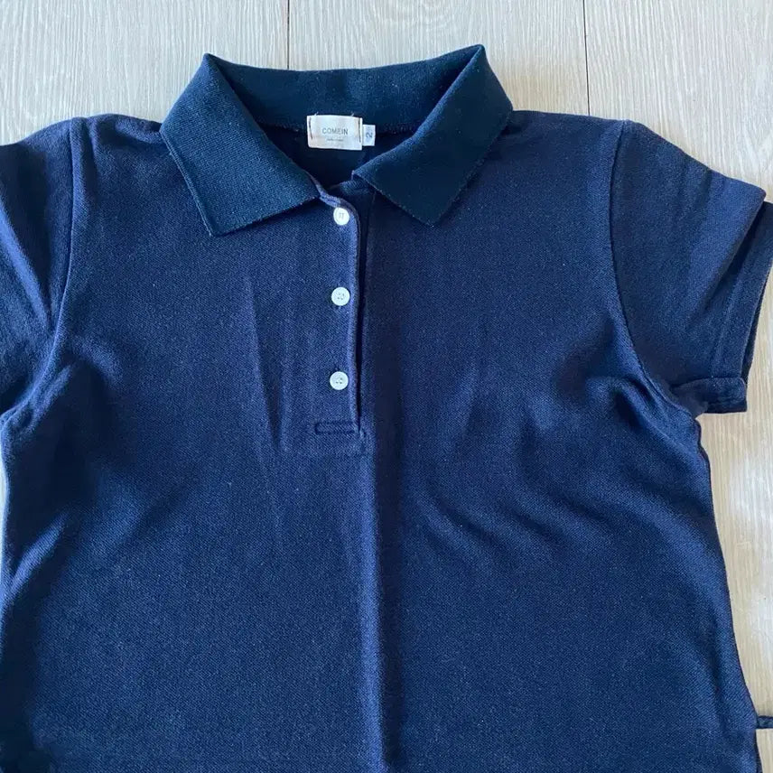 [BUNJANG] Navy Polo Dress / 네이비 폴로 원피스
