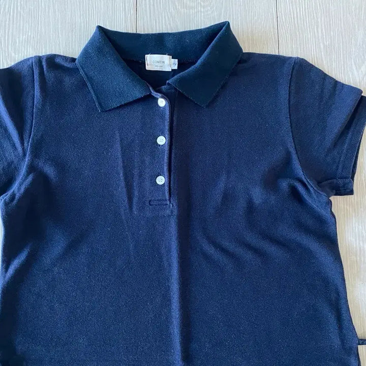 [BUNJANG] Navy Polo Dress / 네이비 폴로 원피스