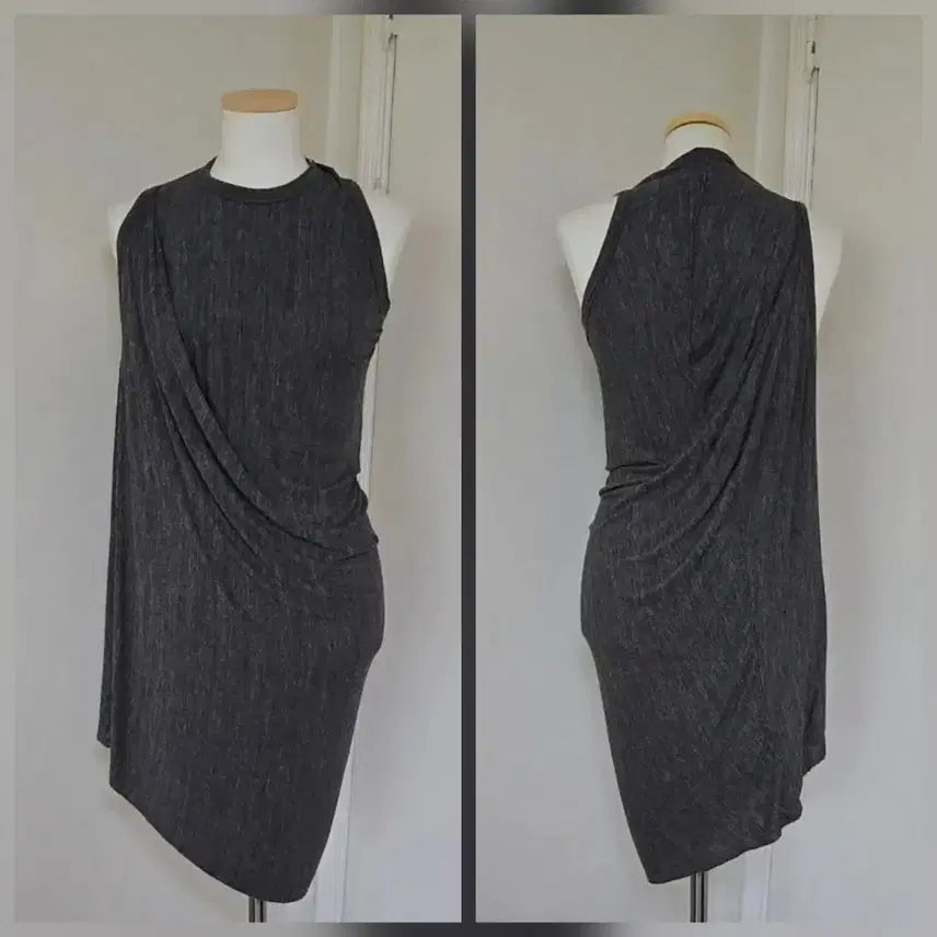 [BUNJANG] Rick Owens Draped Sleeveless Dress Brown / 새상품급/릭오웬스[정품]드레이프 원피스