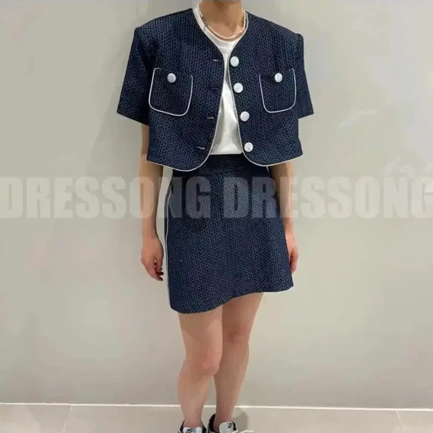 [BUNJANG] Summer Tweed Set-up Suit / 여름트위드 셋업