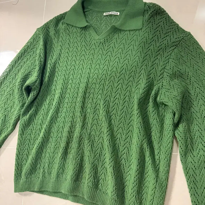 [BUNJANG] In Silence Green Knit / 인사일런스 그린 니트