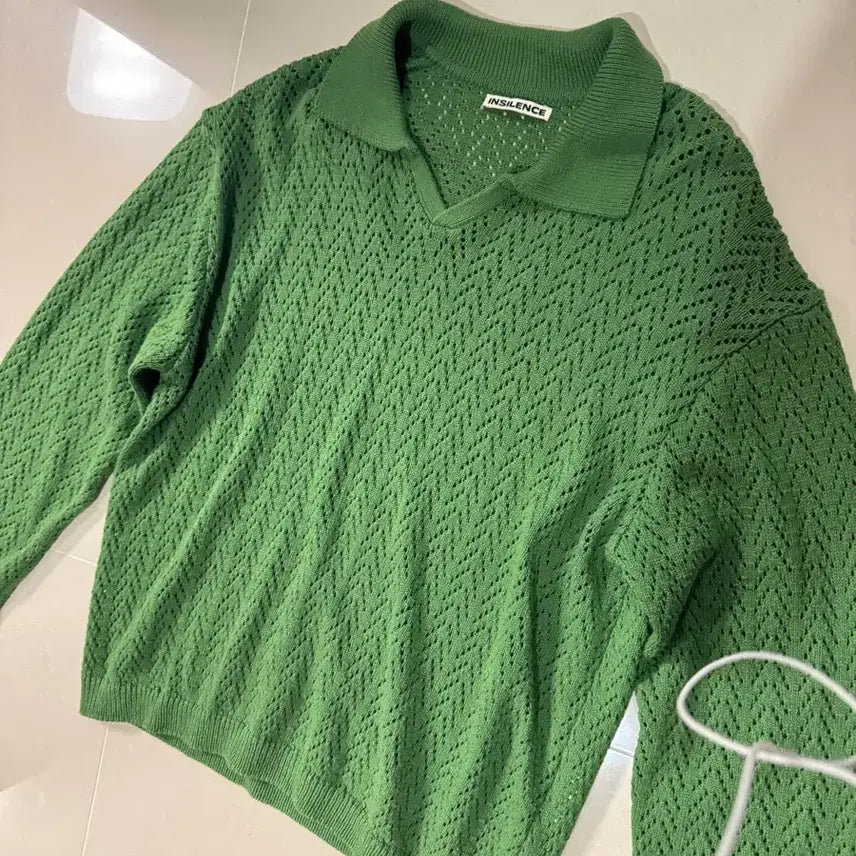 [BUNJANG] In Silence Green Knit / 인사일런스 그린 니트