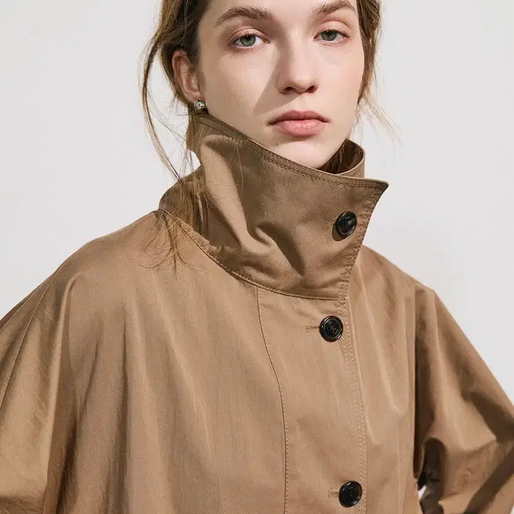 [BUNJANG] The Cashmere High Neck Jacket / 더캐시미어 하이넥 자켓 새상품 한섬