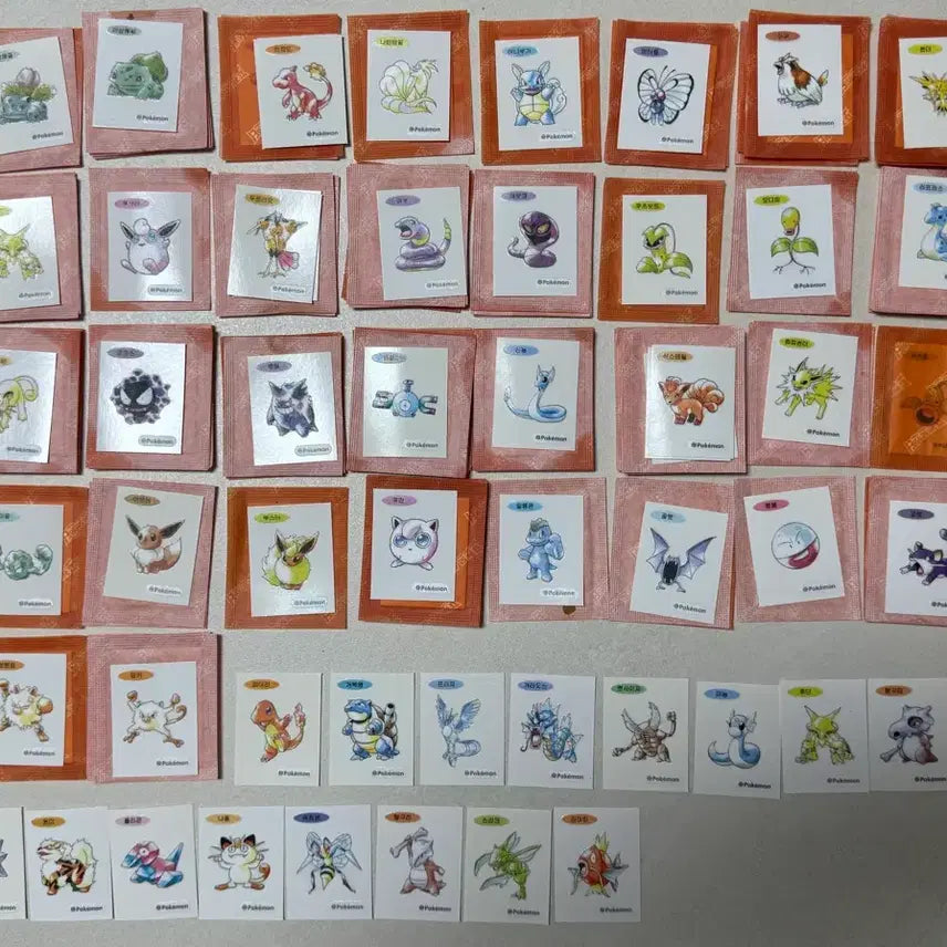 [BUNJANG] Pokemon 30th Anniversary Art Stickers / 포켓몬띠부씰 30주년 아트띠부씰 판매