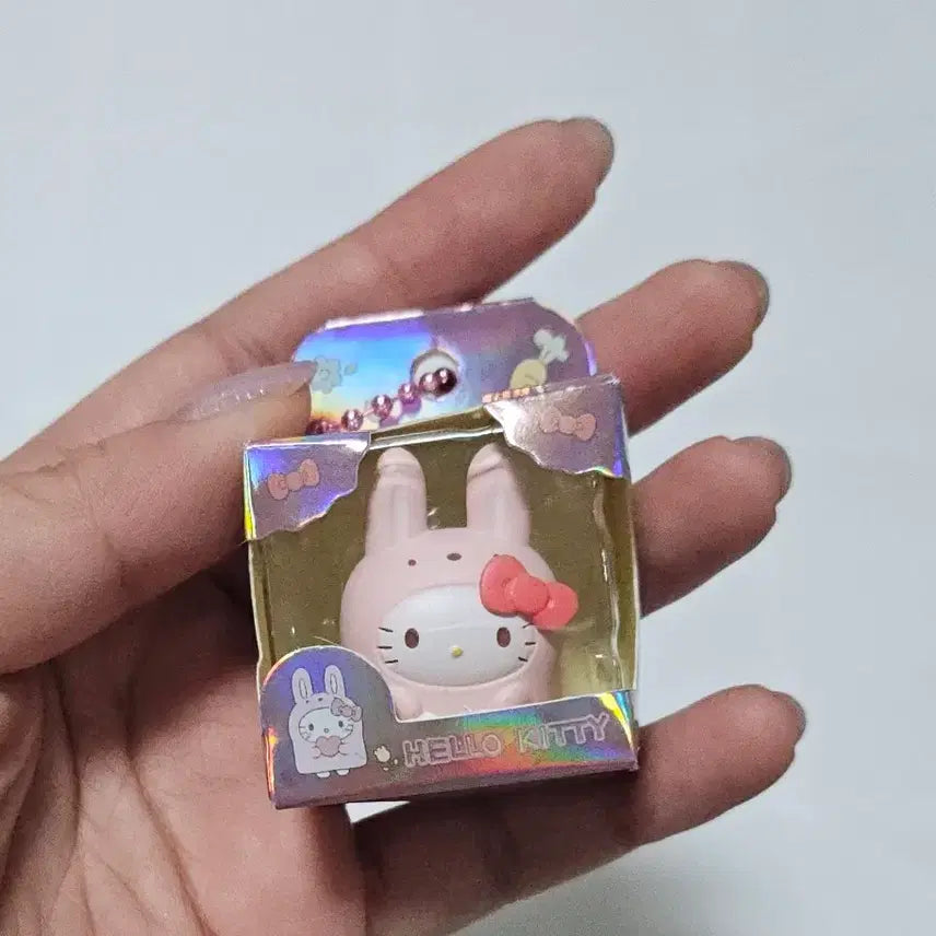 [BUNJANG] Hello Kitty Mini Figure Pink Rabbit / 헬로키티 미니 피규어 핑크 토끼