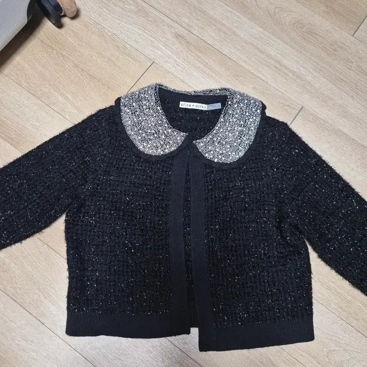 [BUNJANG] Alice + Olivia Sequin Cardigan / 앨리스올리비아 스팽글 가디건