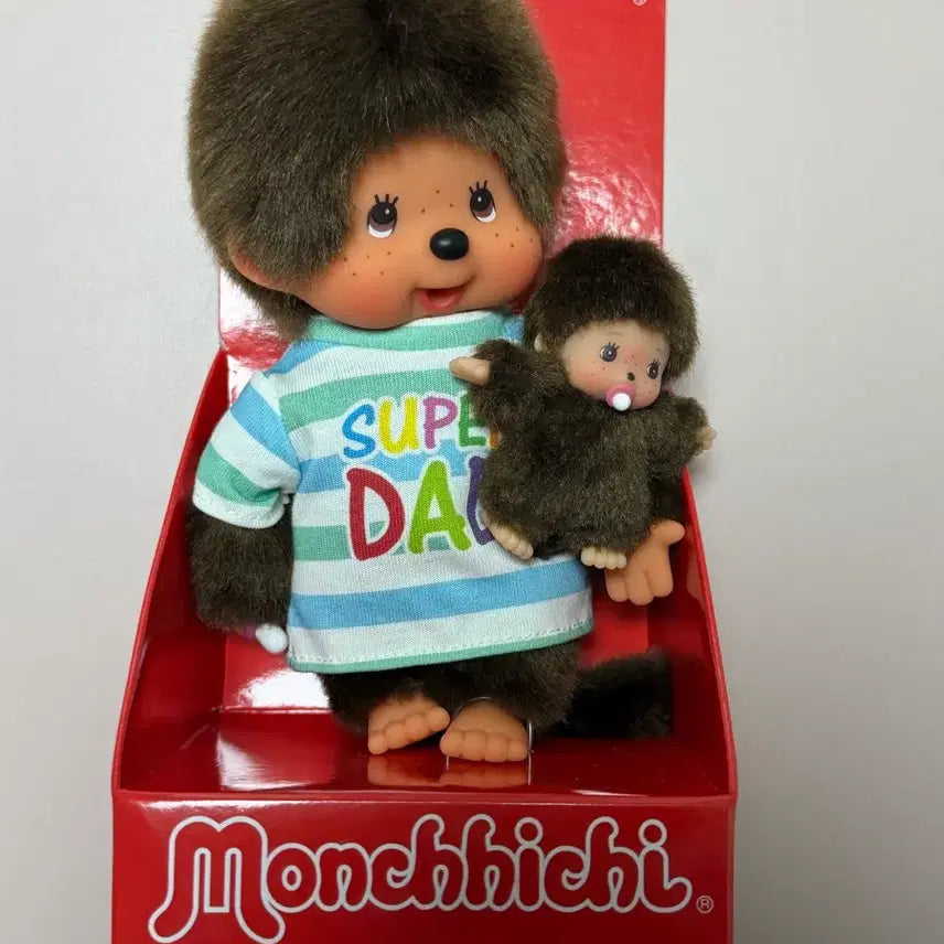 [BUNJANG] Monchhichi Super Daddy Monchhichi / 아빠와 아기 몬치치/ 슈퍼대디 몬치치