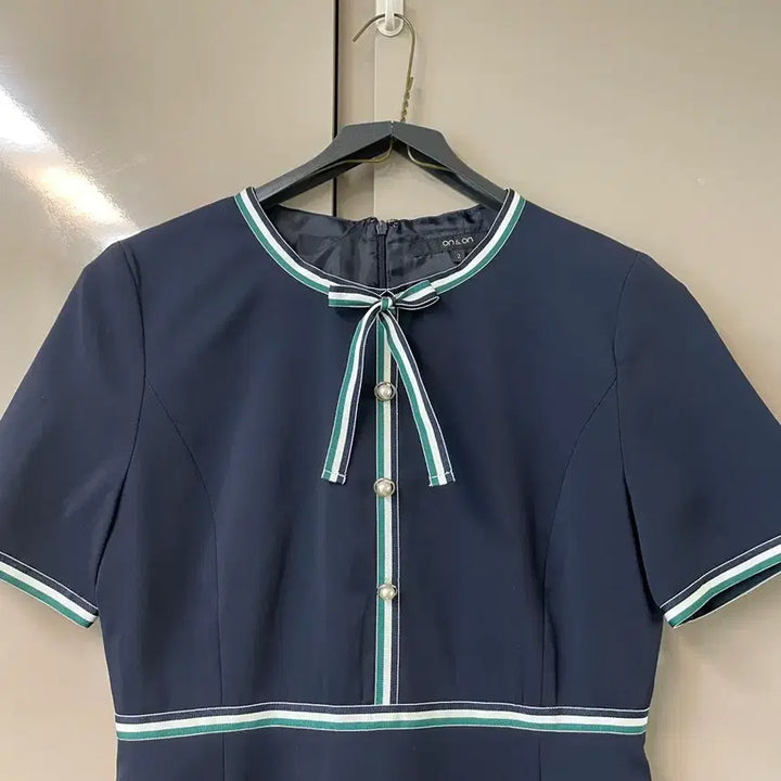 [BUNJANG] On &amp; On Pearl Button Midi Dress Size 66 / 온앤온 진주 단추 원피스 66