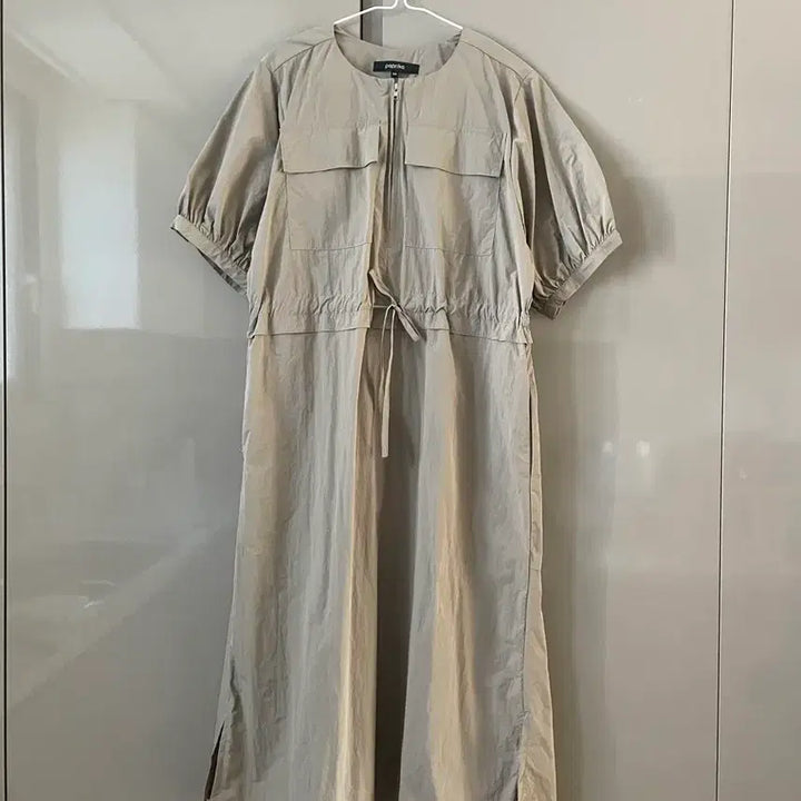 [BUNJANG] Paprika Linen Blend Pocket Long Dress / 파프리카 바스락재질 포켓 원피스 55-66 새상품급