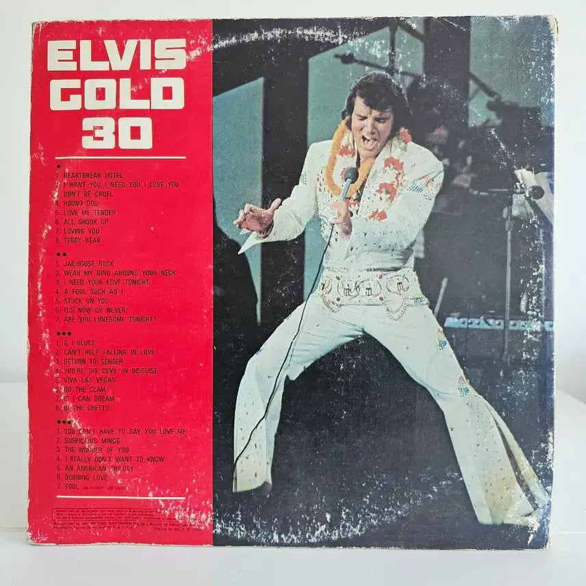 [BUNJANG] Elvis Gold 30 2LP Vinyl Record / 엘비스 Gold 30 2LP