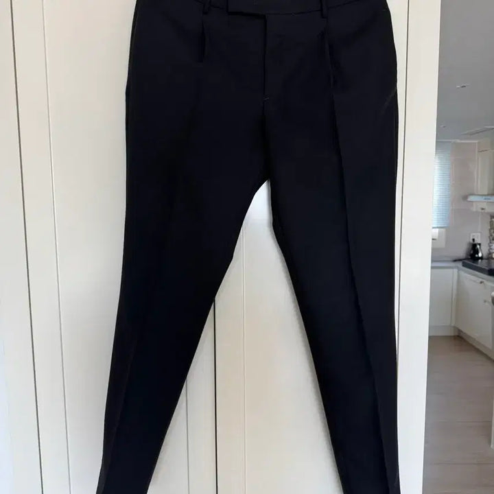 [BUNJANG] Pittorino Black Wool Slacks Size 52 (32-34) / 이탈리아 피티토리노 블랙 울 슬랙스 사이즈 52(32~34)