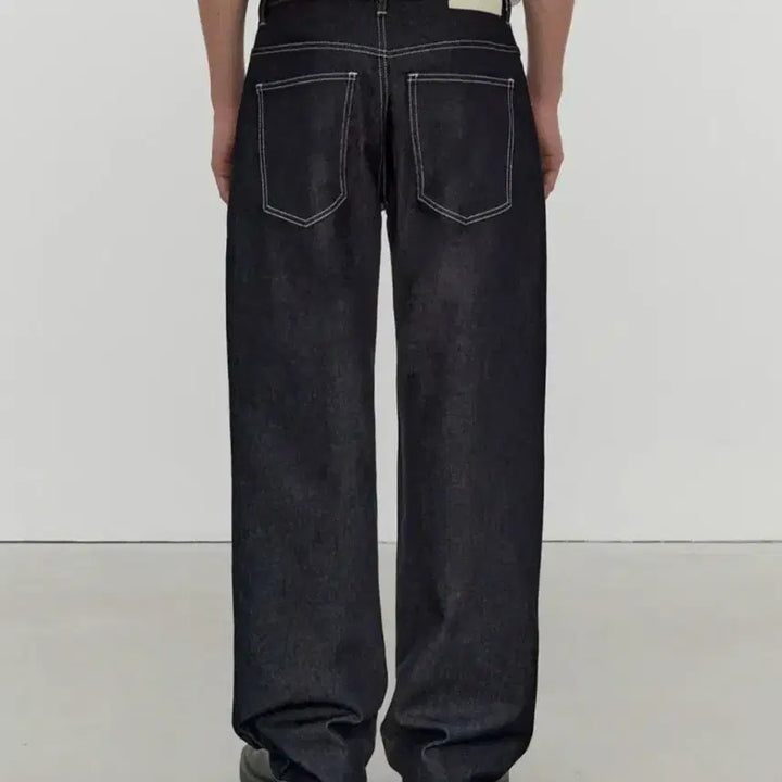 [BUNJANG] Dekete Indigo Wide Denim Pants (Size 30) / 데케트 와이드 데님 팬츠 인디고 30