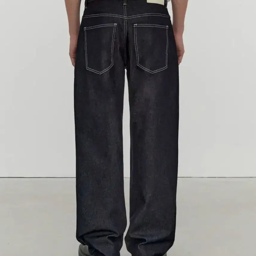 [BUNJANG] Dekete Indigo Wide Denim Pants (Size 30) / 데케트 와이드 데님 팬츠 인디고 30