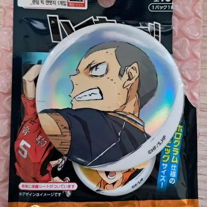 [BUNJANG] Haikyuu!! The Dumpster Battle Tanaka Can Badge / 다이소 하이큐 쓰결전 캔뱃지 타나타