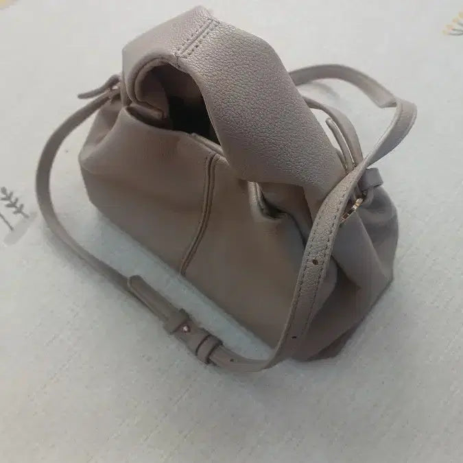 [BUNJANG] Polene Numero Dix Taupe Mini Tote Bag with Dust Bag / 폴렌느 누메로 엉 토프 미니+ 더스트백