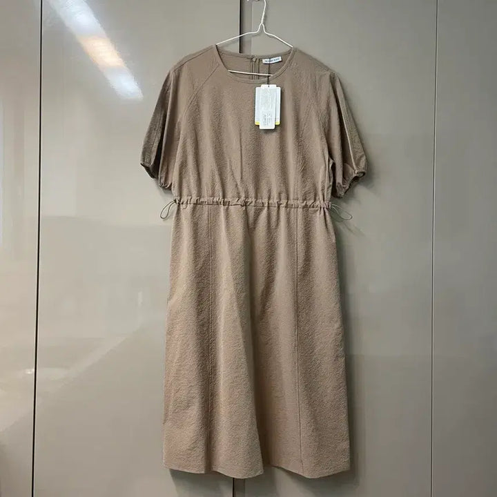 [BUNJANG] Anne Klein Ribbed Material Dress / (새상품)앤클라인 엠보 바스락재질 원피스 M