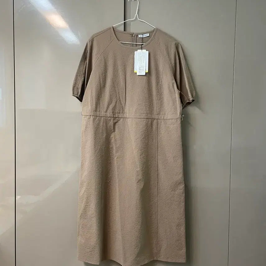 [BUNJANG] Anne Klein Ribbed Material Dress / (새상품)앤클라인 엠보 바스락재질 원피스 M