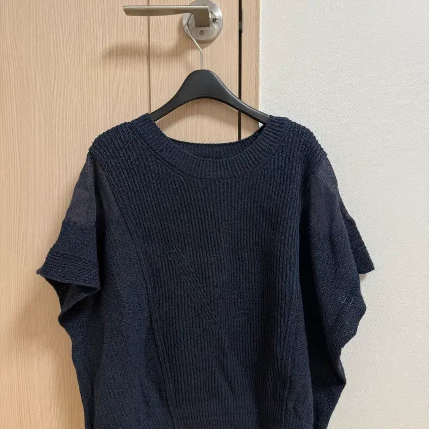 [BUNJANG] System Loose Fit Navy Knit / 2023 시스템 루즈핏 네이비 니트