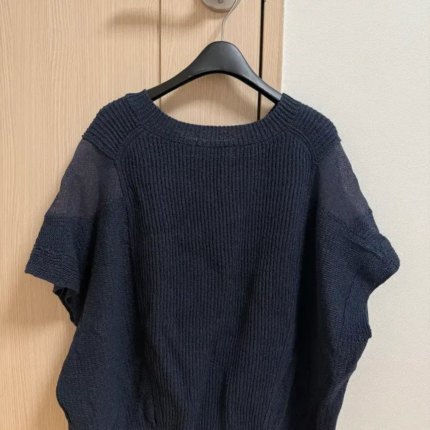 [BUNJANG] System Loose Fit Navy Knit / 2023 시스템 루즈핏 네이비 니트