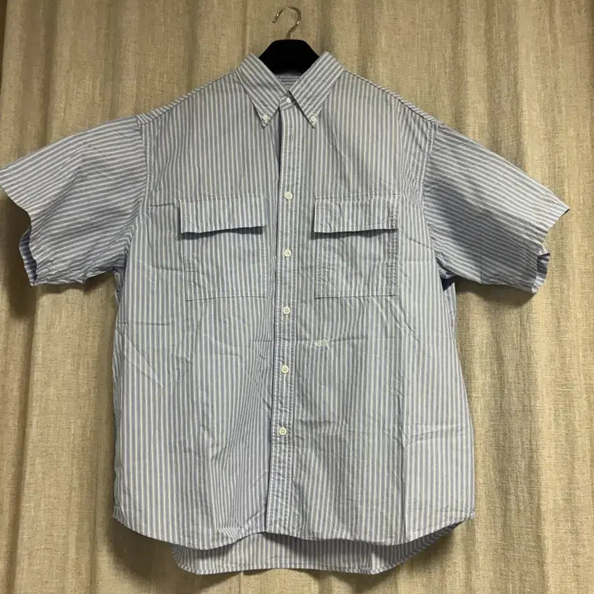 [BUNJANG] The North Face Purple Label Button Down Striped Field Shirt / [L] 노스페이스 퍼플라벨 버튼 다운 스트라이프 필드 셔츠