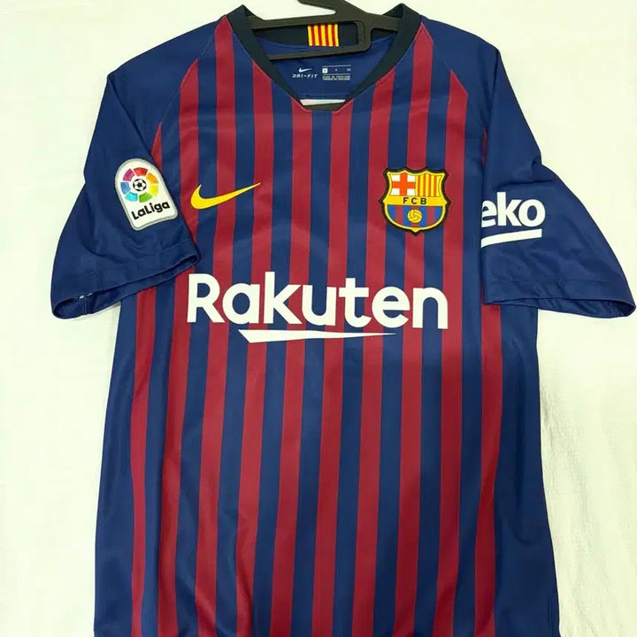 [BUNJANG] FC Barcelona 2018-19 Home Authentic Jersey Size S / 바르셀로나 1819 홈 S사이즈 어센틱