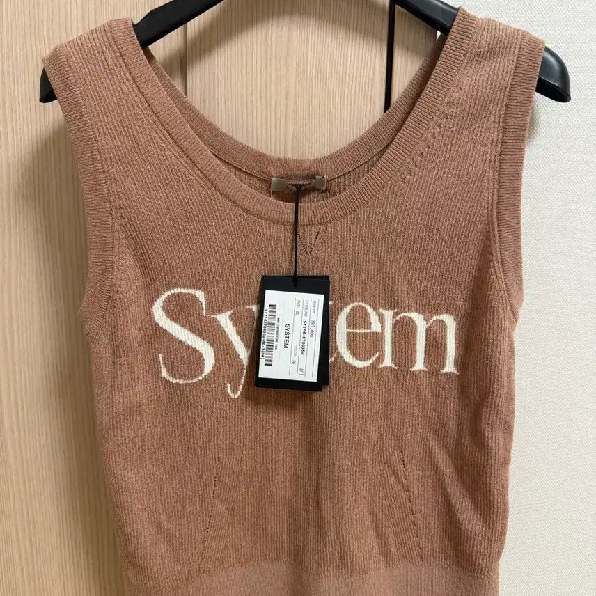 [BUNJANG] System Intarsia Knit Tank Top / 2025 시스템 인타르시아 니트 새상품