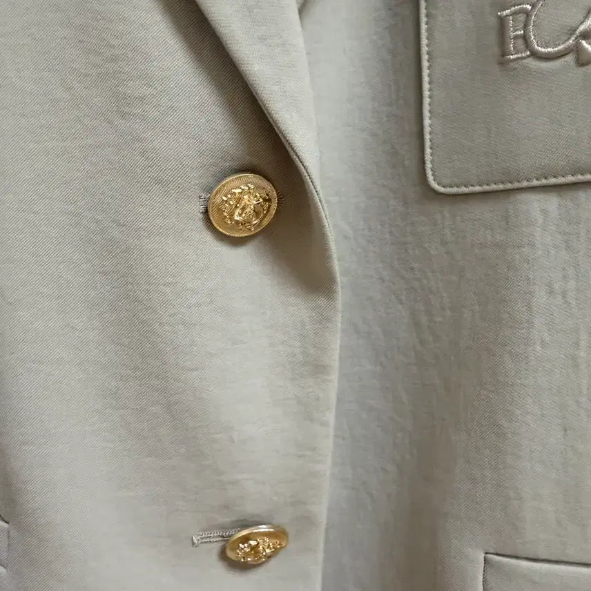 [BUNJANG] SJYP Embroidered Cropped Jacket / 타임_에스제이 자수 크롭 자켓