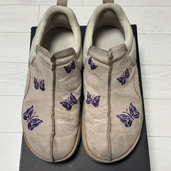 [BUNJANG] Reebok x Needles Beatnik Moc Modern Beige Extreme Purple (260) / [260] 리복 x 니들스 비트닉 목 모던 베이지 익스트림 퍼플