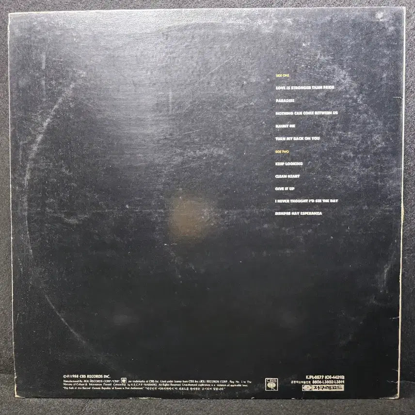 [BUNJANG] Sade Stronger Than Pride LP / 샤데이(Sade)- Stronger Than Pride LP