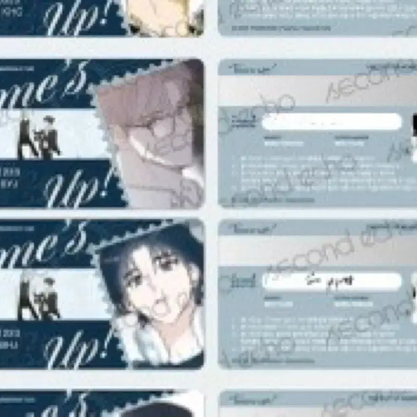[BUNJANG] Sparkling Baby Arctic Fox Second Eco Membership Card Set / 스파베 스파클링 베이비 북극여우 세컨드 에코 멤버십 카드 세트