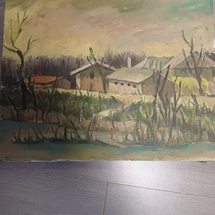 [BUNJANG] Choi Deok-hyu Landscape Oil Painting / 최덕휴작가풍경화