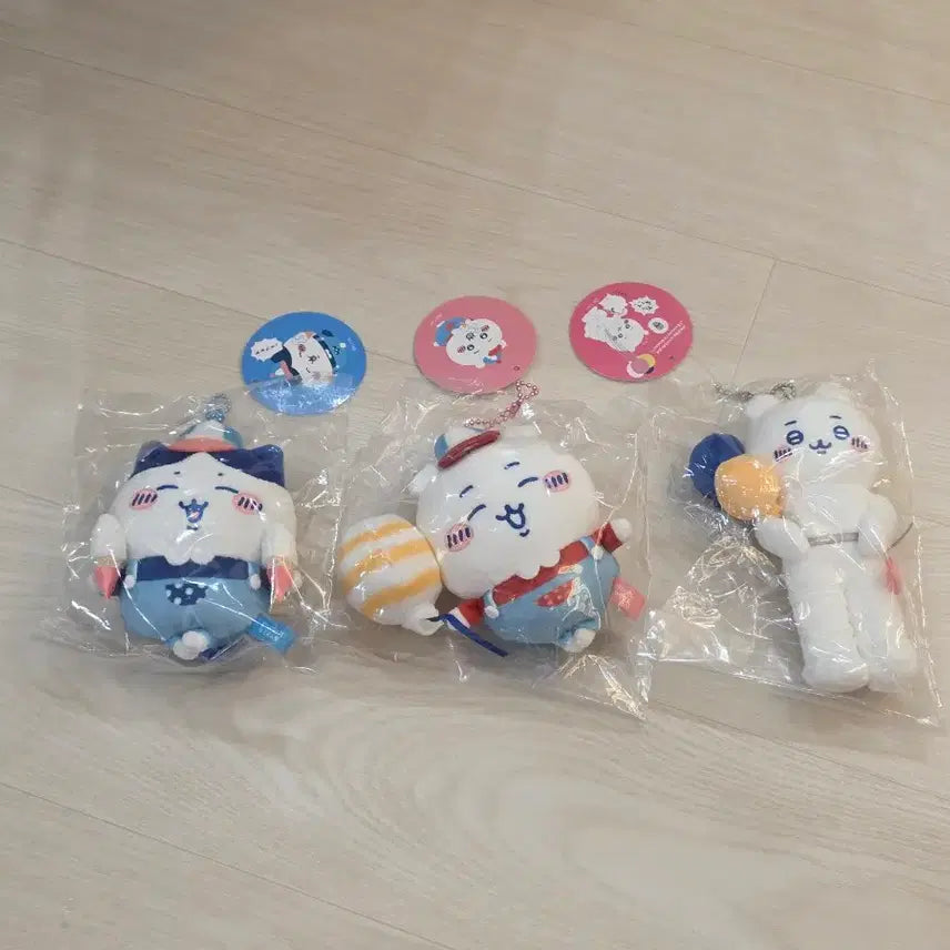 [BUNJANG] Chikawa Hachiware Armored &amp; Ukiuki Mascot Bundle Set / 일괄)치이카와 하치와레 갑옷씨 탈인형 유원지 우키우키 마스코트